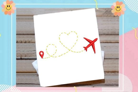 Airplane Tracing a Lovely Heart Review