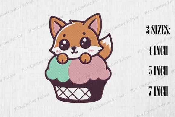 Cute Fox Loves Ice Cream: A Holiday Embroidery Review