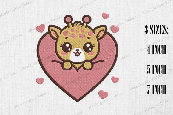 Cute Giraffe Peeking from Heart: A Designer's Review