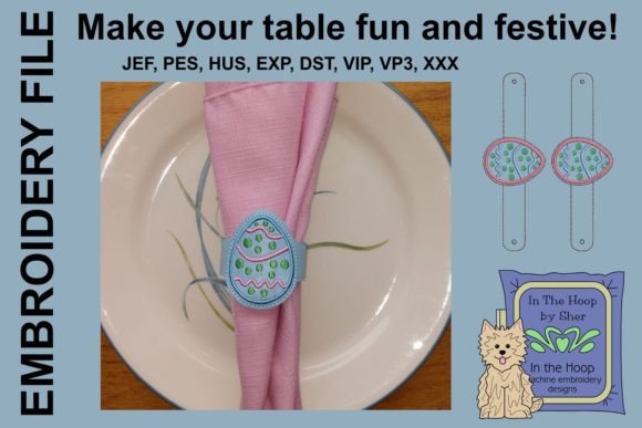 Easter Egg Napkin Ring: A Designer's Review for Small Business Merch