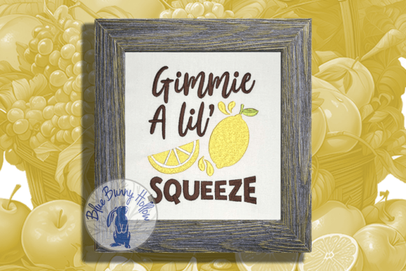 Gimmie a Lil Squeeze: A Summer Fruit Embroidery Review