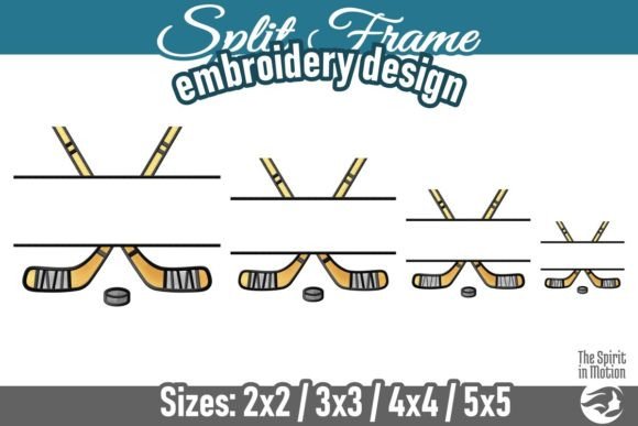 Review: Ice Hockey Split Frame - Filled for Boutique Sweatshirts