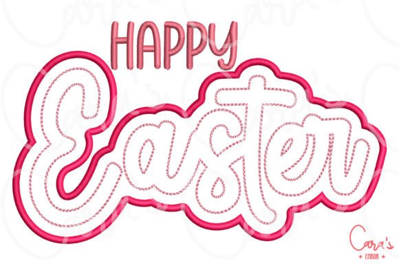Reviewing Happy Easter Double Applique for Craft Fairs