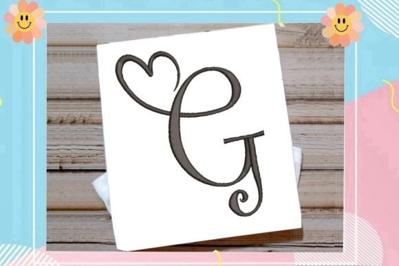 Reviewing the Beautiful Monogram G Letter Heart for Boutique Sweatshirts